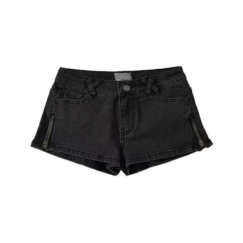 American Style Sexy Tight Low Waist Denim Super Short