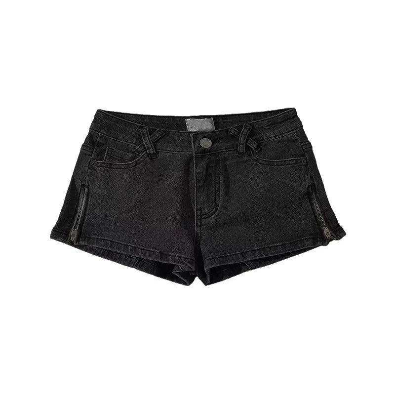 American Style Sexy Tight Low Waist Denim Super Short