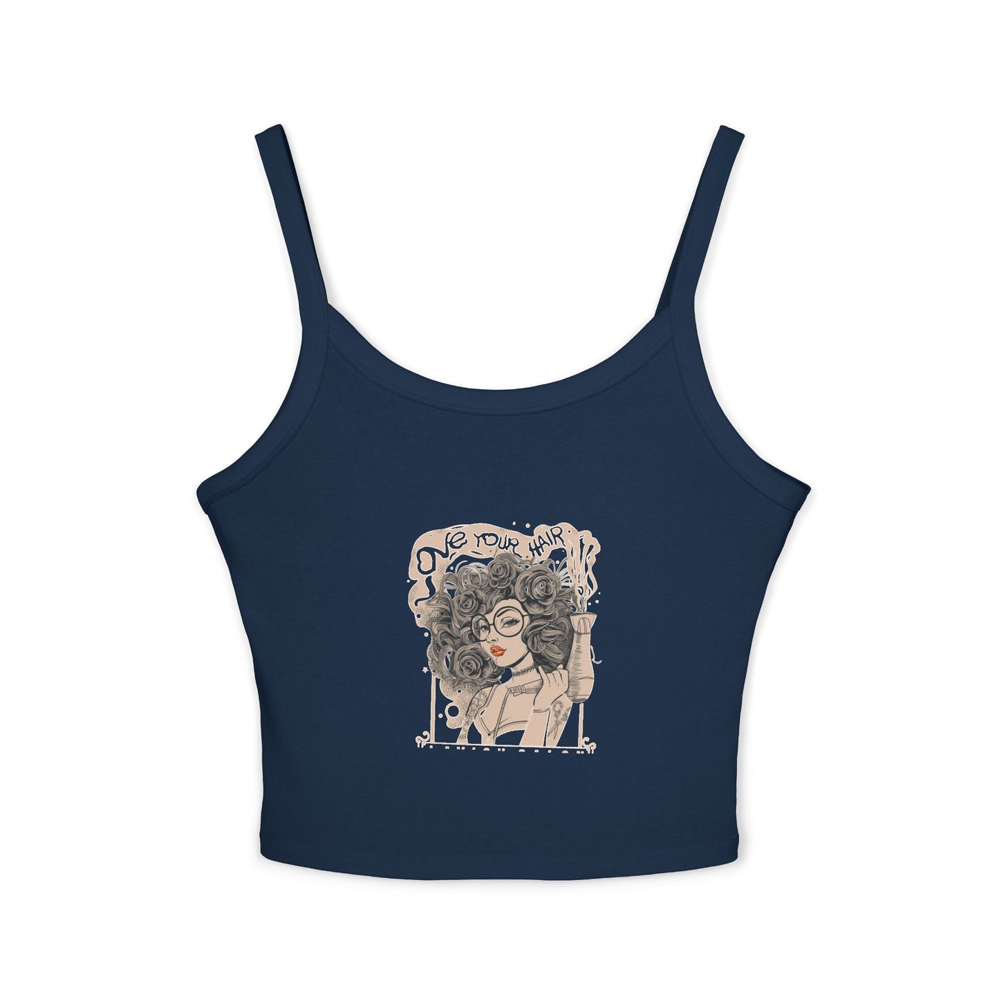 Chic Feminine Graphic Tank Top - Stylish Summer Wear, Gift for Her, Beach Essential, Casual Outing Top, Cute Summer Top