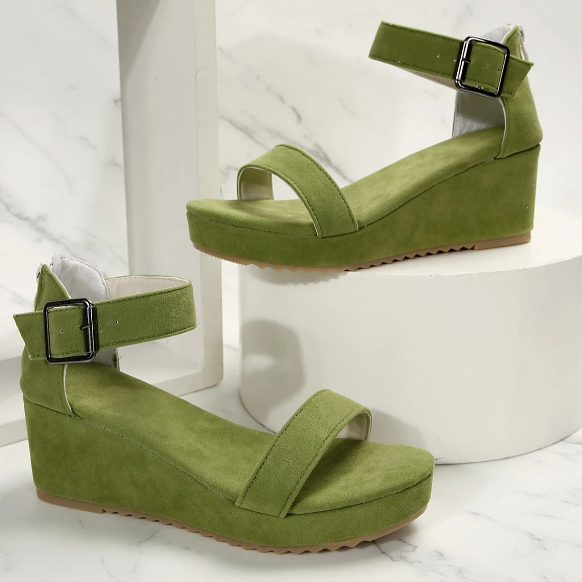 Women Sandals Summer Comfortable Sandals Wear-resistant Platform Wedge Shoes
