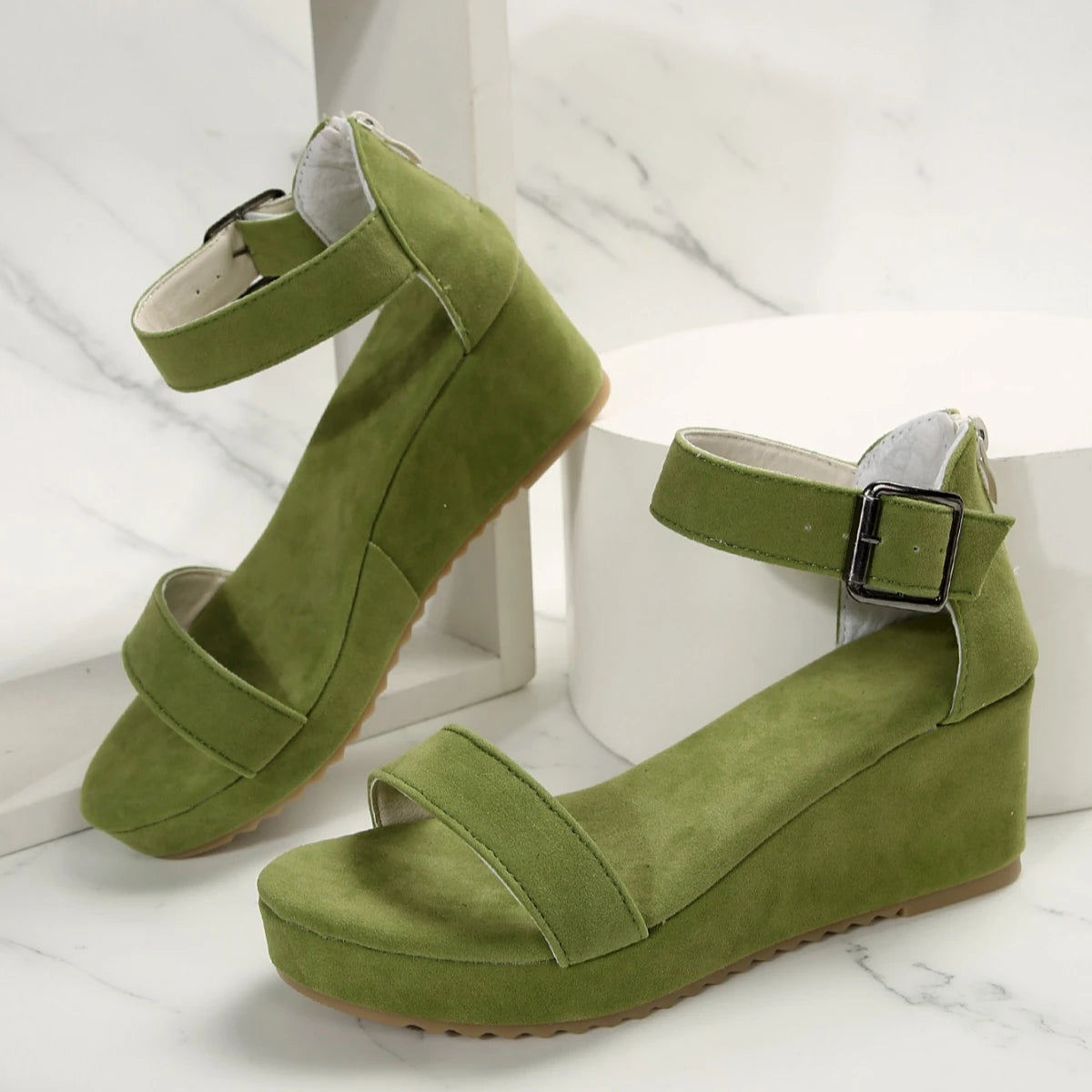 Women Sandals Summer Comfortable Sandals Wear-resistant Platform Wedge Shoes