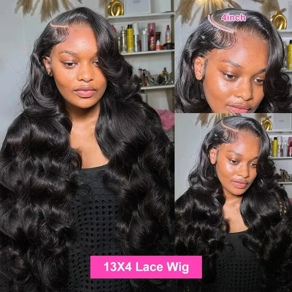 36 Inch Body Wave 13x4 5x5 Hd Lace Frontal Wig 100% Raw Vietnamese Wear Go Glueless Wig Human Hair 4x4 Closure Lace Frontal Wigs