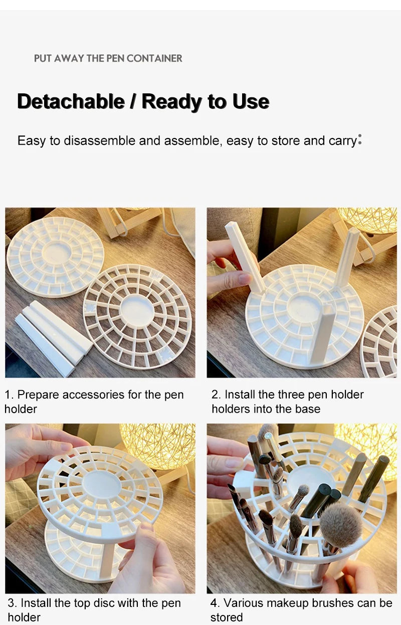Make-up Brush Storage Box Table Organizer Make Up Tools Pen Storage Holder