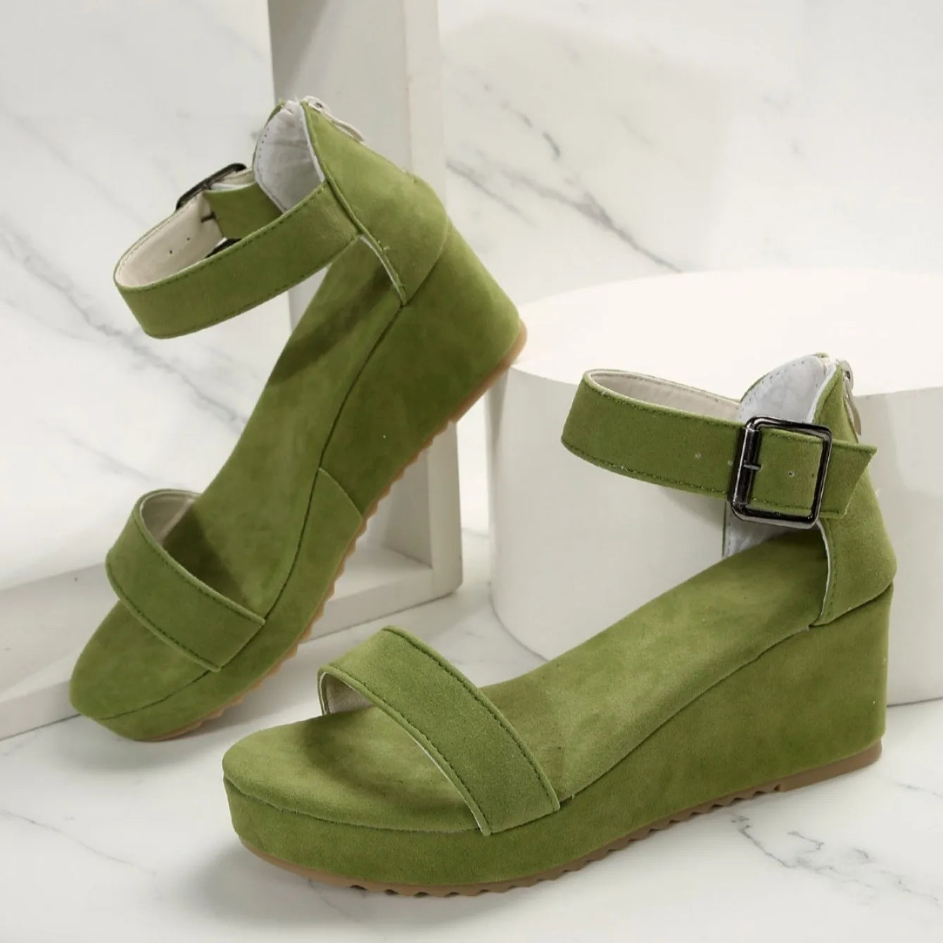 Women Sandals Summer Comfortable Sandals Wear-resistant Platform Wedge Shoes