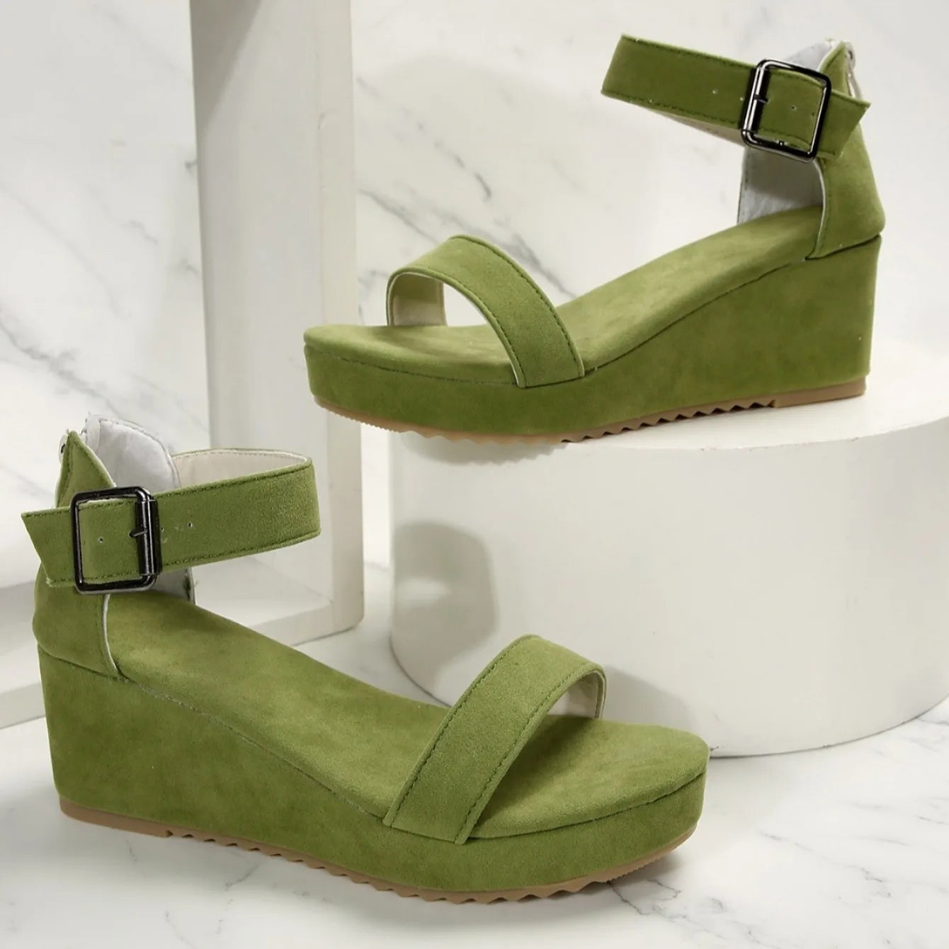 Women Sandals Summer Comfortable Sandals Wear-resistant Platform Wedge Shoes