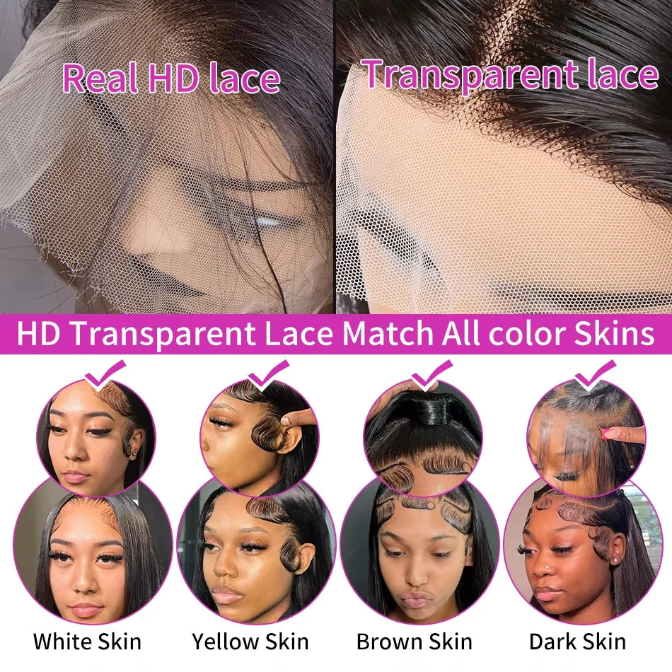 36 Inch Body Wave 13x4 5x5 Hd Lace Frontal Wig 100% Raw Vietnamese Wear Go Glueless Wig Human Hair 4x4 Closure Lace Frontal Wigs