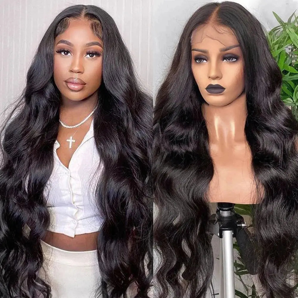 36 Inch Body Wave 13x4 5x5 Hd Lace Frontal Wig 100% Raw Vietnamese Wear Go Glueless Wig Human Hair 4x4 Closure Lace Frontal Wigs