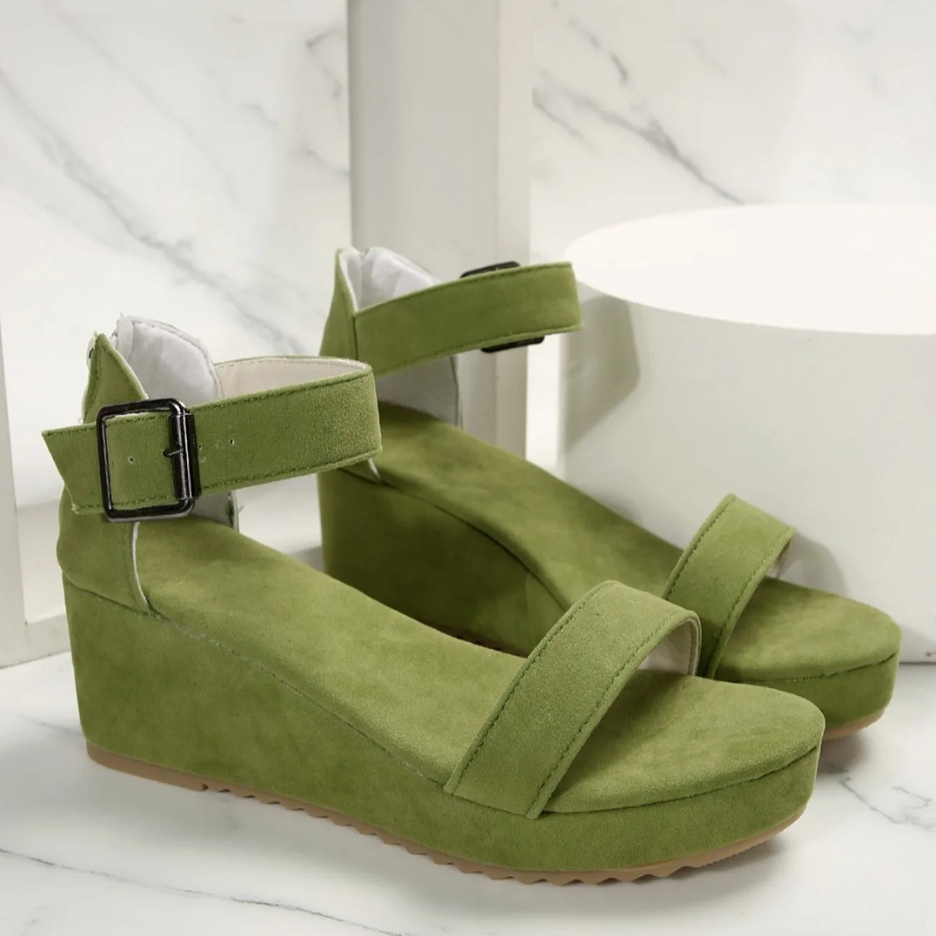 Women Sandals Summer Comfortable Sandals Wear-resistant Platform Wedge Shoes
