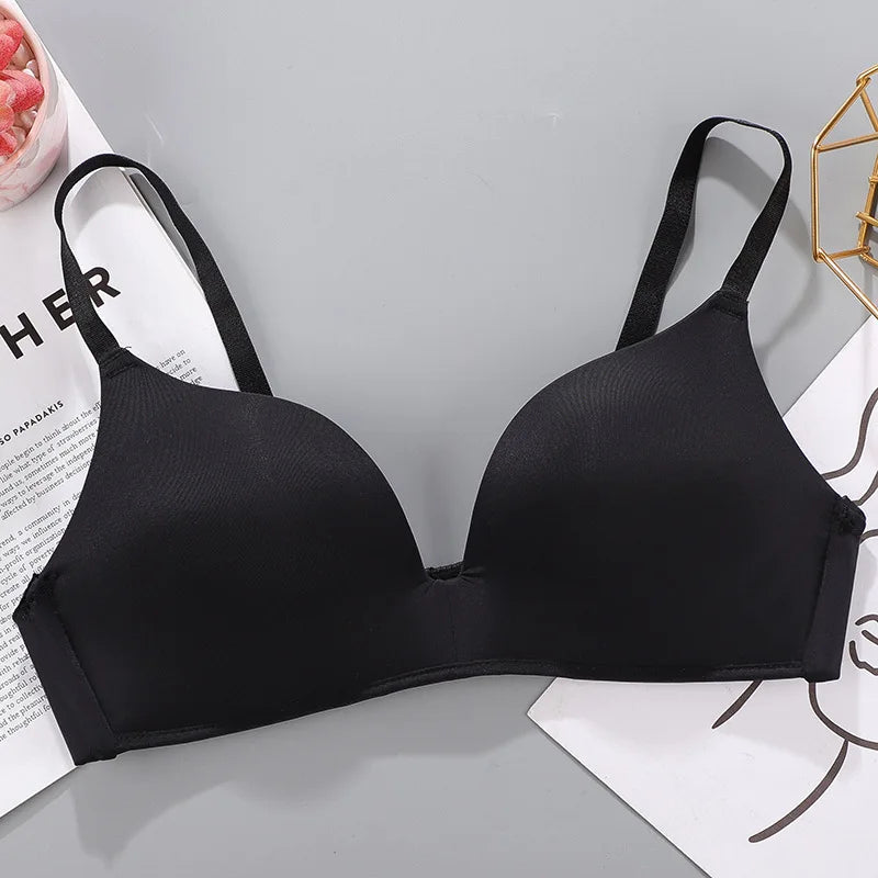 Women Seamless Bra Sexy No Wire Push Up Breathable Bra