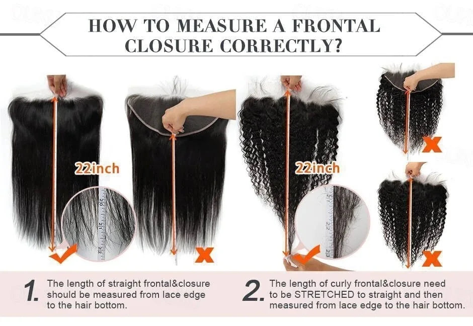 Real HD Full Long 13x6 13X4 Lace Frontal Only Burmese Curly Curl Wave Pre Plucked Swiss Closure Human Hair For Women
