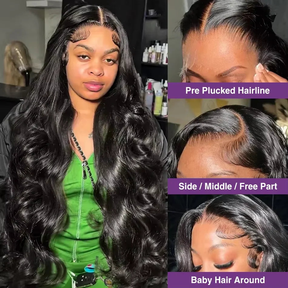 36 Inch Body Wave 13x4 5x5 Hd Lace Frontal Wig 100% Raw Vietnamese Wear Go Glueless Wig Human Hair 4x4 Closure Lace Frontal Wigs