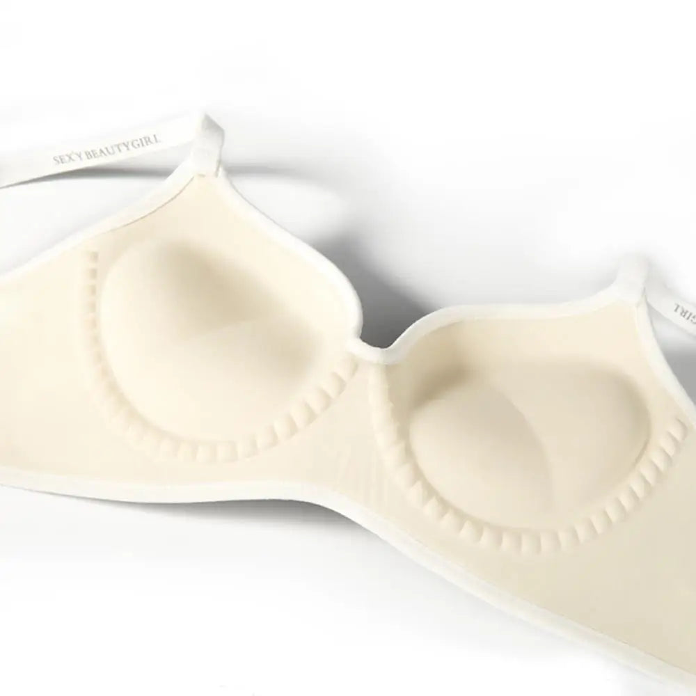 Small Breasts Push Up Bra No Padded Anti-Sagging Sport Bras Thick Padded Lingerie Adjustable Straps Gatherin